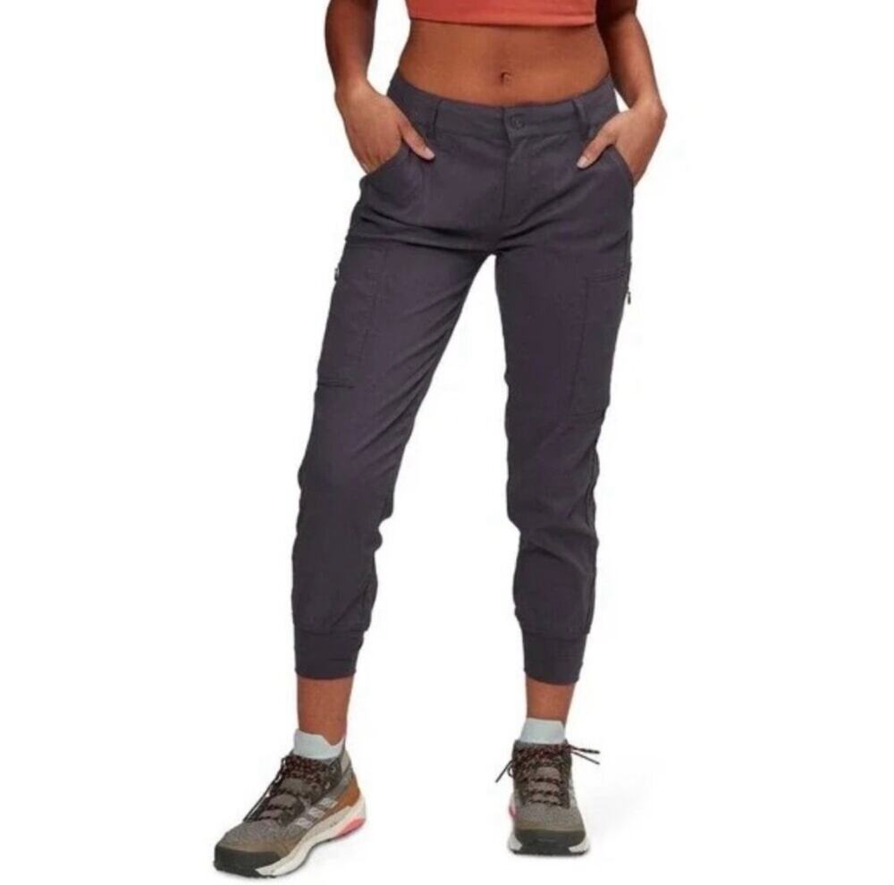 Prana Sky Canyon Gray Joggers Womens Size 10 *EUC Hiking Climbing